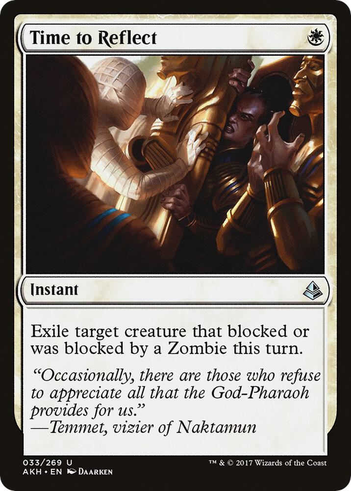 Time to Reflect 33 card from Amonkhet