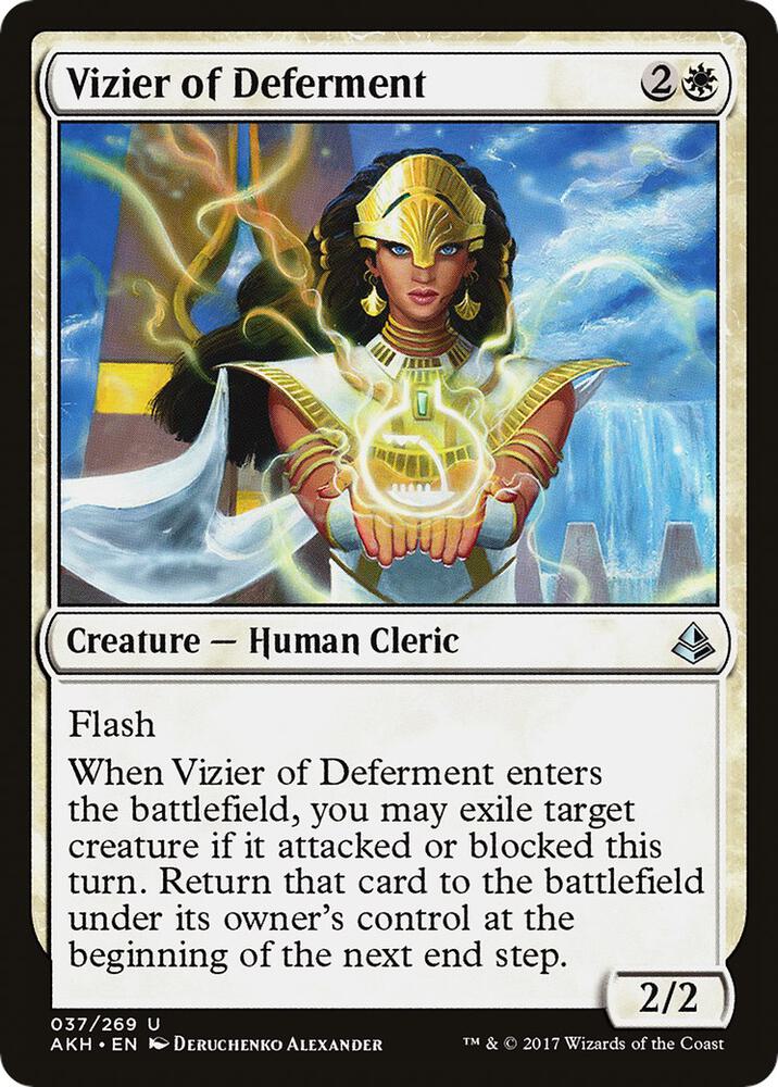 Vizier of Deferment 37 card from Amonkhet