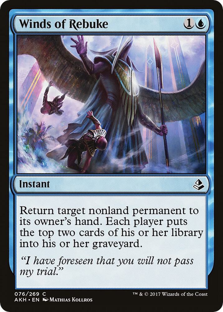 Winds of Rebuke 76 card from Amonkhet