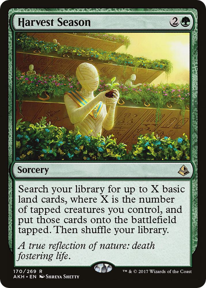 Harvest Season 170 card from Amonkhet