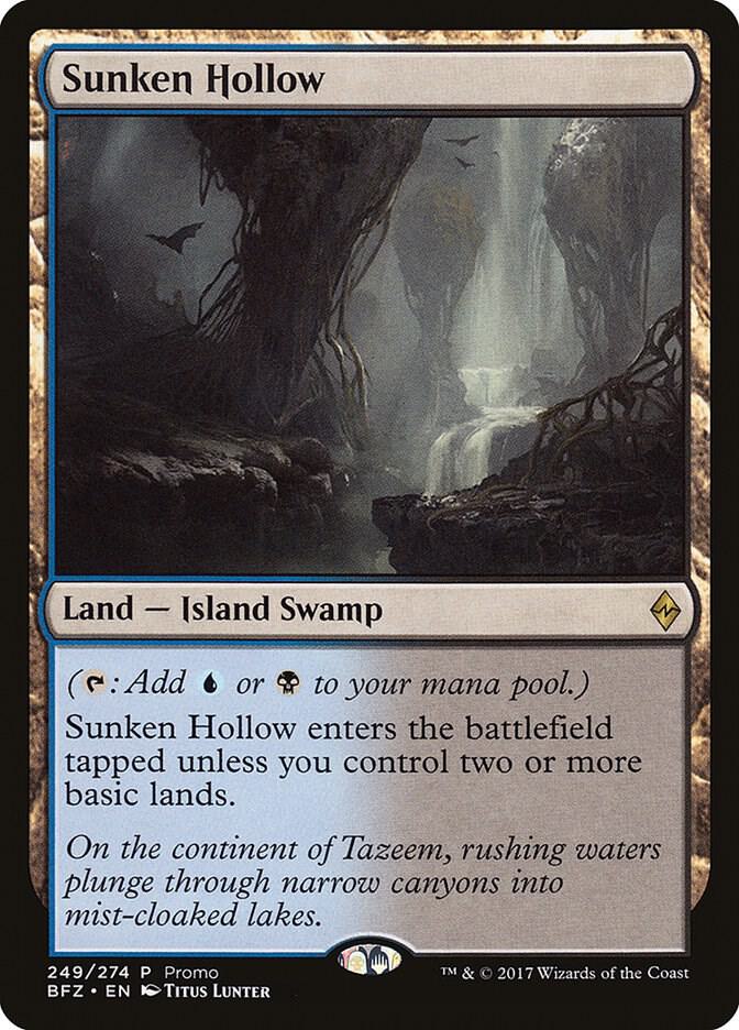 Sunken Hollow 249 card from Standard Showdown Promos