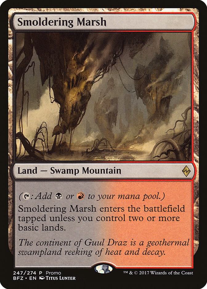 Smoldering Marsh 247 card from Standard Showdown Promos
