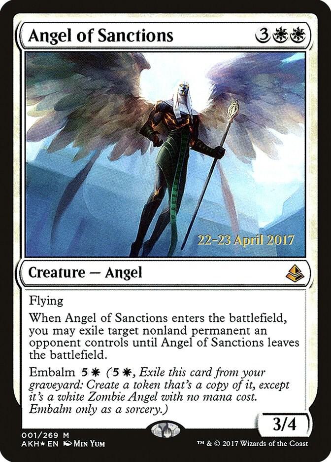 Angel of Sanctions 1 card from Prerelease Cards