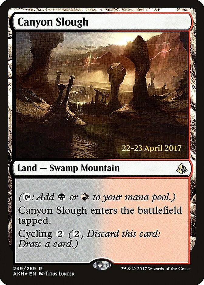 Canyon Slough 239 card from Prerelease Cards