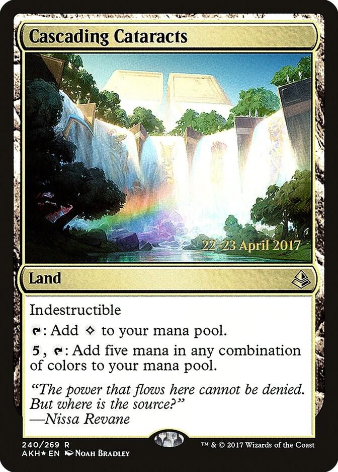 Cascading Cataracts 240 card from Prerelease Cards