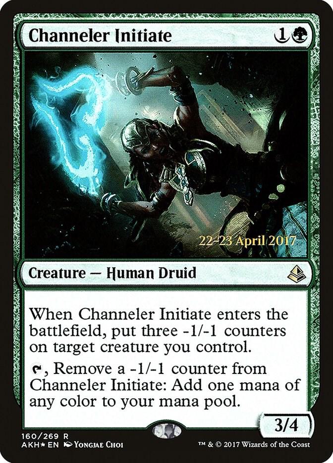 Channeler Initiate 160 card from Prerelease Cards