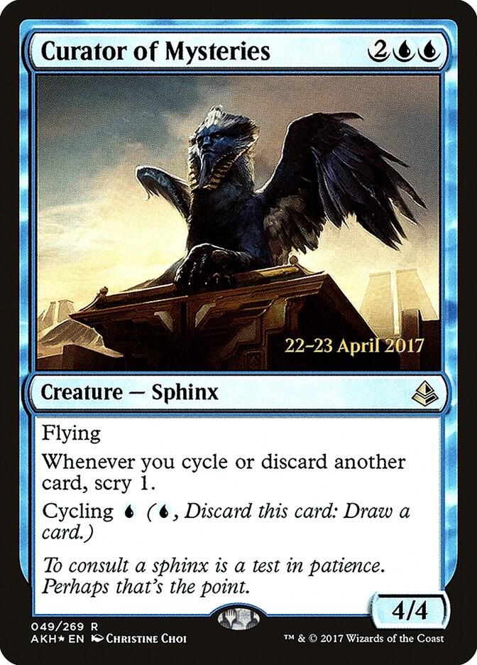 Curator of Mysteries 49 card from Prerelease Cards