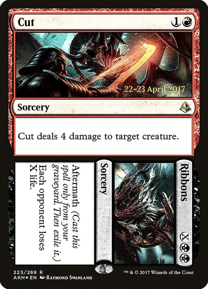 Cut // Ribbons 223 card from Prerelease Cards