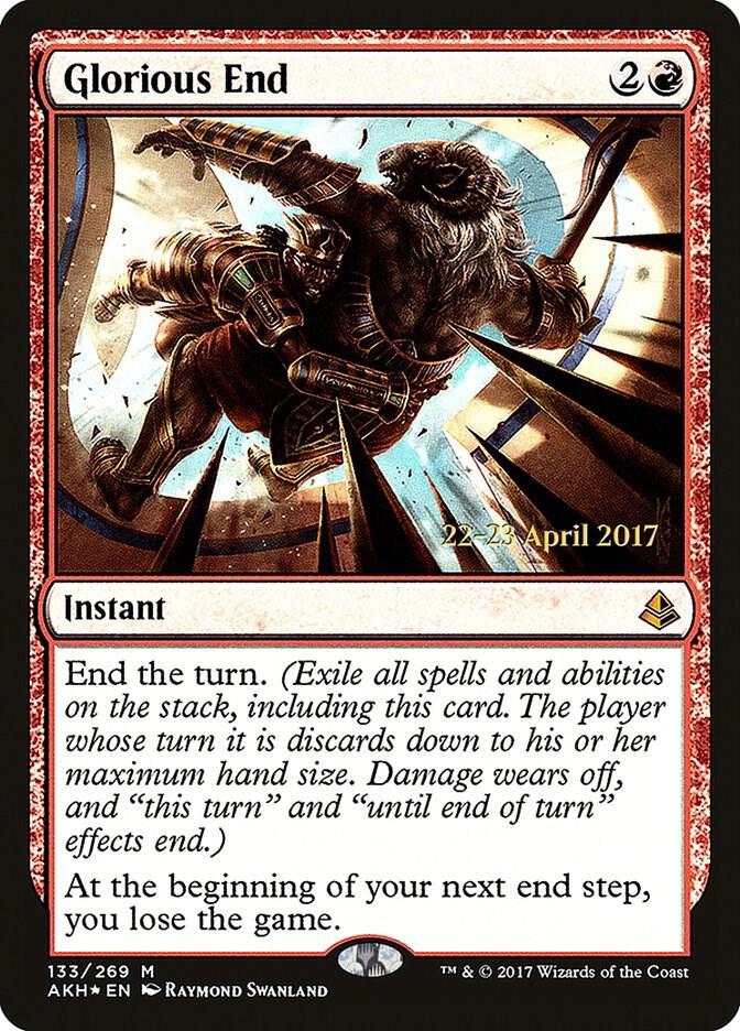 Glorious End 133 card from Prerelease Cards