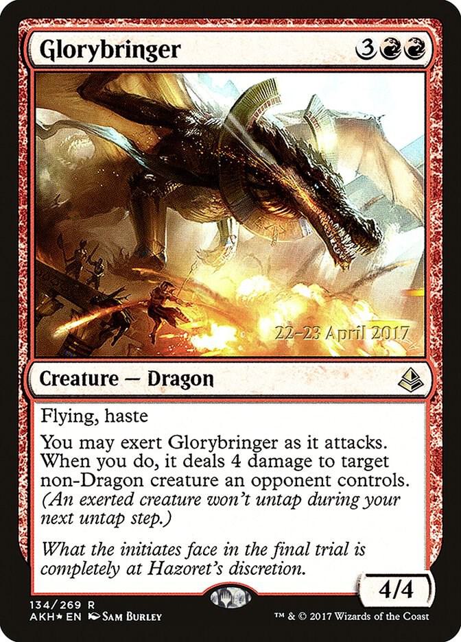 Glorybringer 134 card from Prerelease Cards