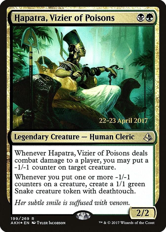 Hapatra, Vizier of Poisons 199 card from Prerelease Cards