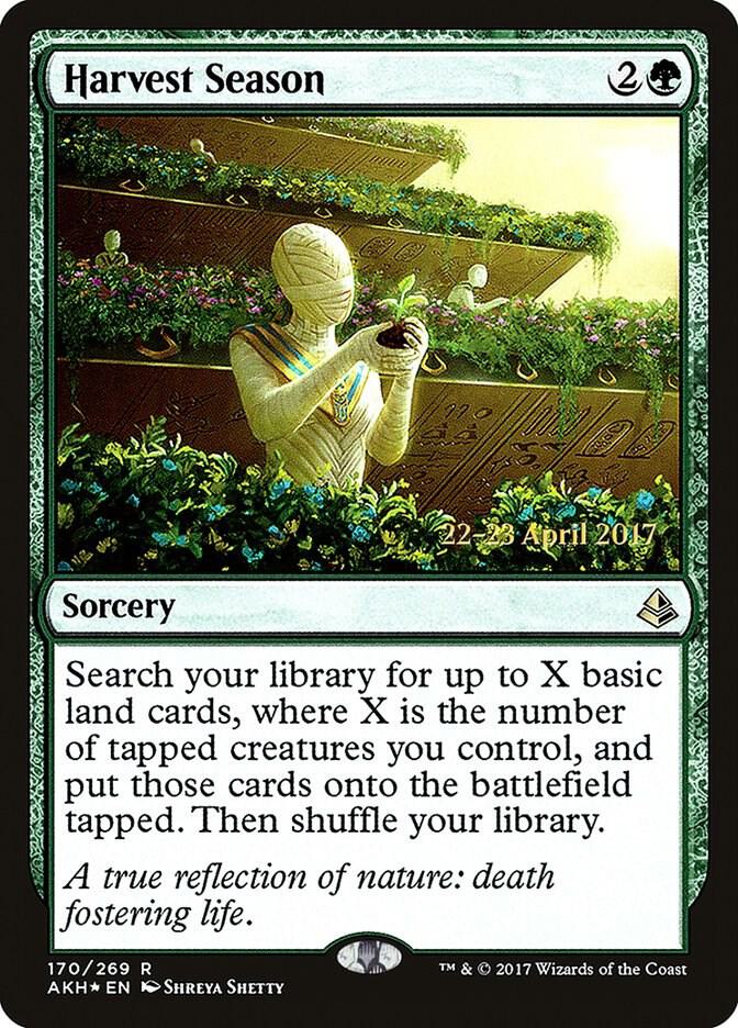 Harvest Season 170 card from Prerelease Cards
