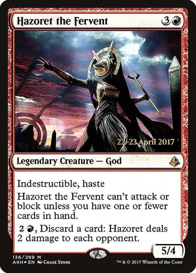 Hazoret the Fervent 136 card from Prerelease Cards