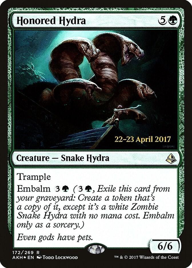 Honored Hydra 172 card from Prerelease Cards