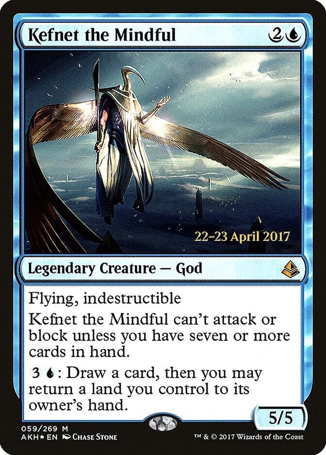 Kefnet the Mindful 59 card from Prerelease Cards