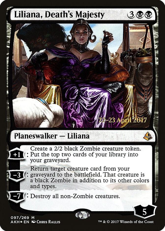 Liliana, Death's Majesty 97 card from Prerelease Cards