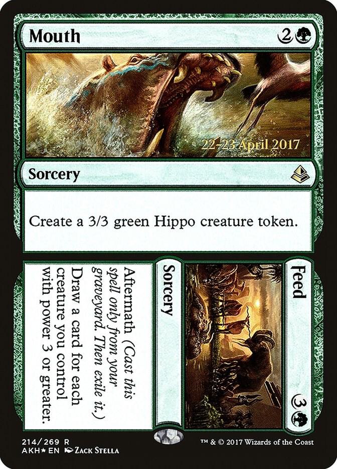 Mouth // Feed 214 card from Prerelease Cards