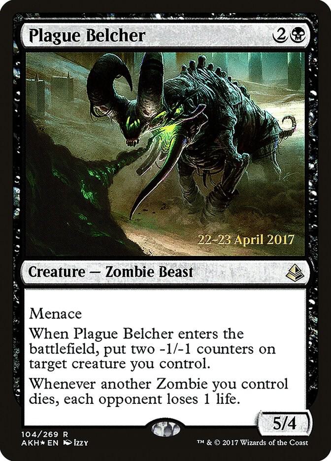 Plague Belcher 104 card from Prerelease Cards