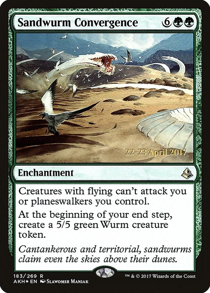 Sandwurm Convergence 183 card from Prerelease Cards