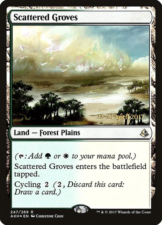 Scattered Groves 247 card from Prerelease Cards