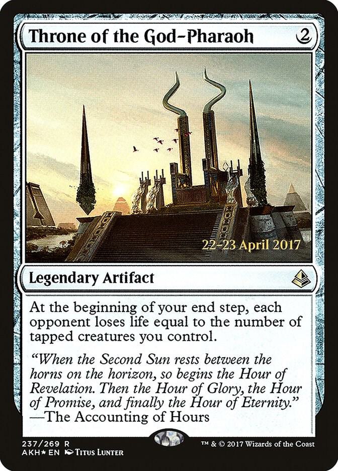 Throne of the God-Pharaoh 237 card from Prerelease Cards