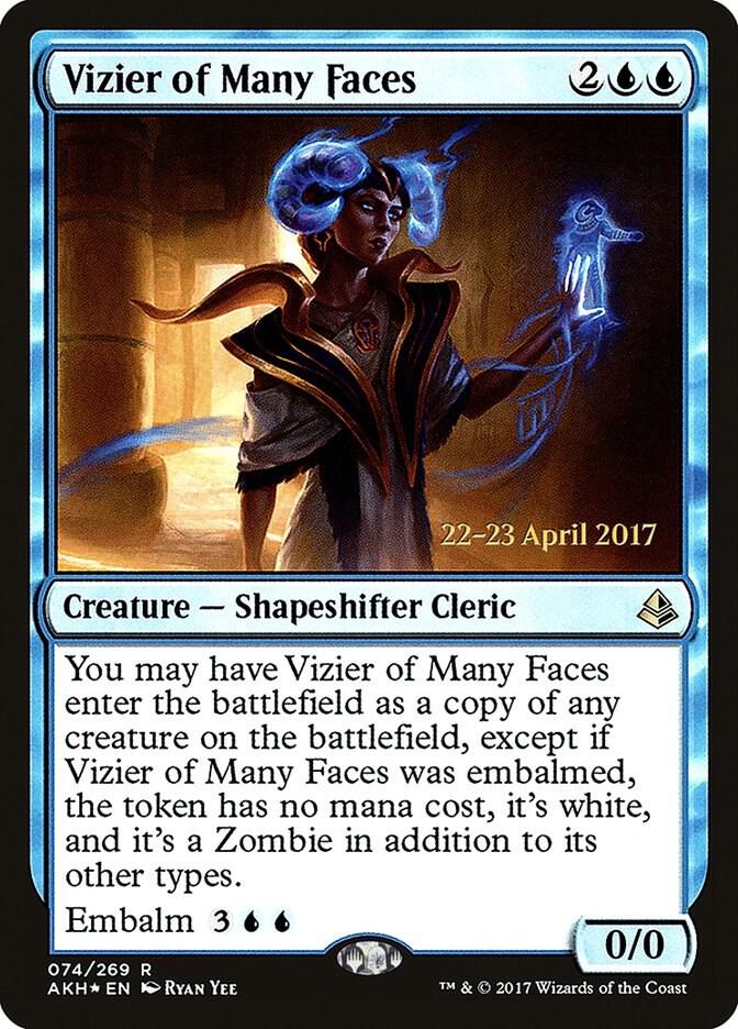 Vizier of Many Faces 74 card from Prerelease Cards