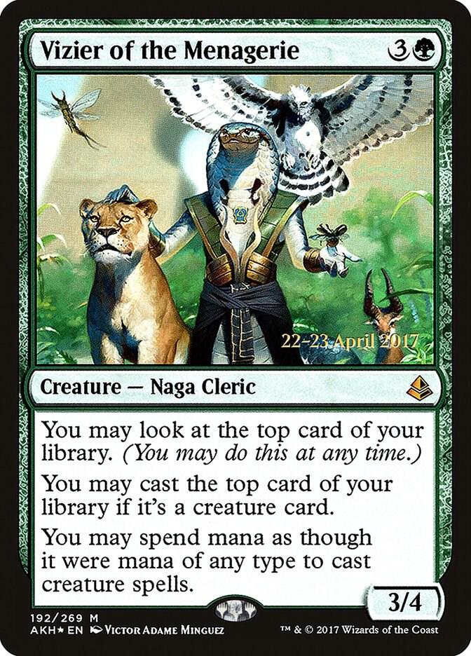 Vizier of the Menagerie 192 card from Prerelease Cards