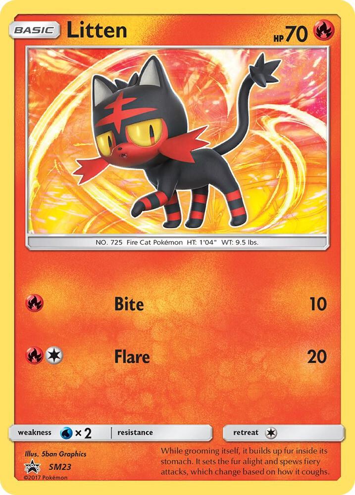 Litten SM23 card from SM Promos