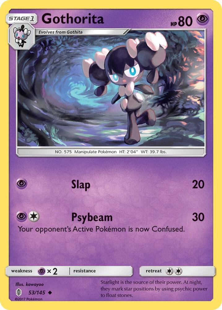 Gothorita 53/145 card from SM - Guardians Rising