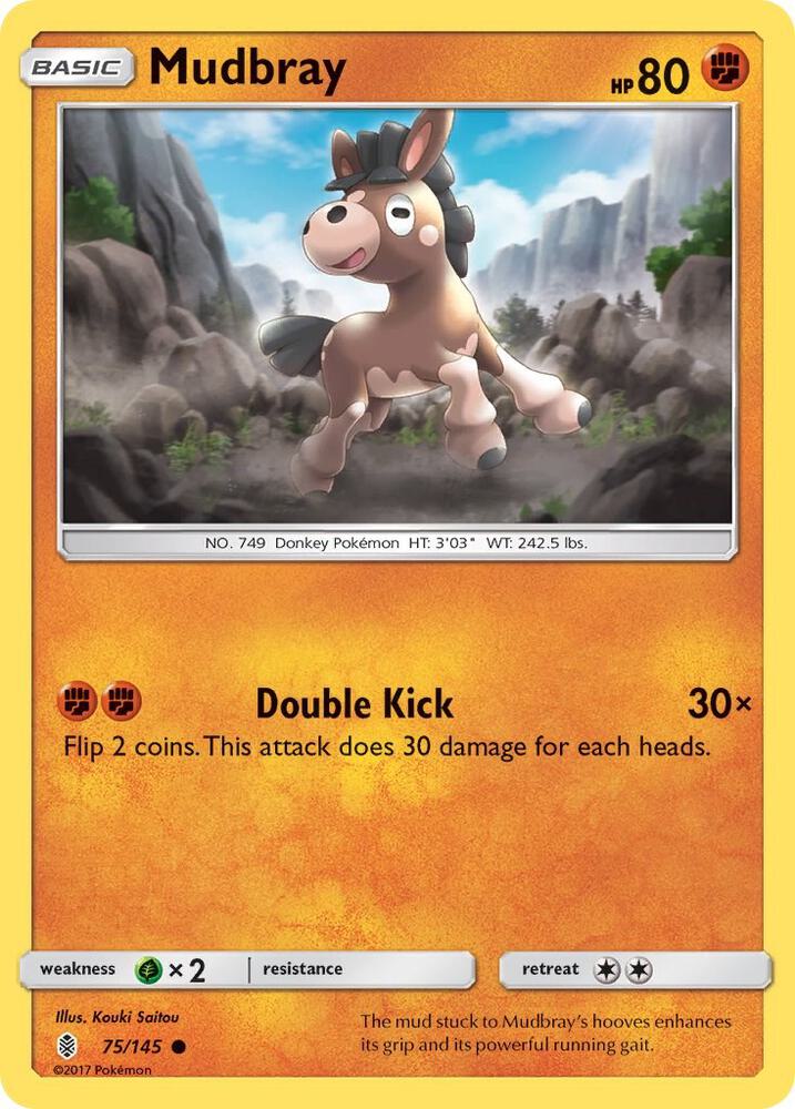 Mudbray 75/145 card from SM - Guardians Rising