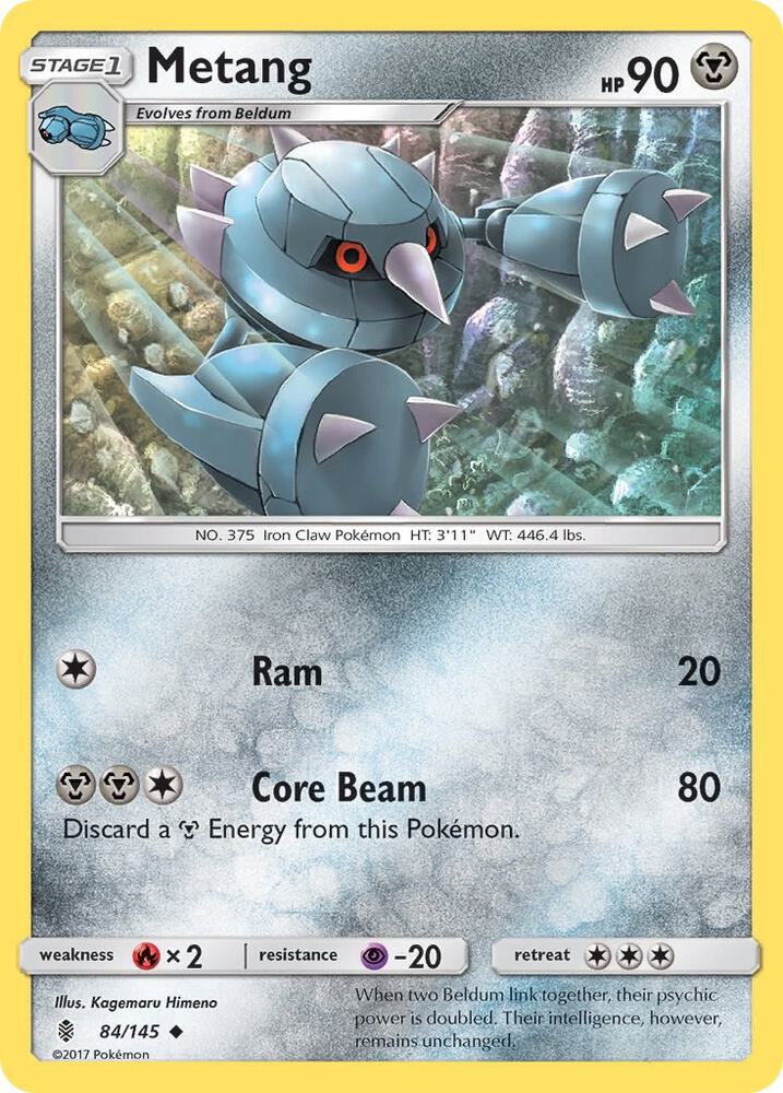 Metang 84/145 card from SM - Guardians Rising