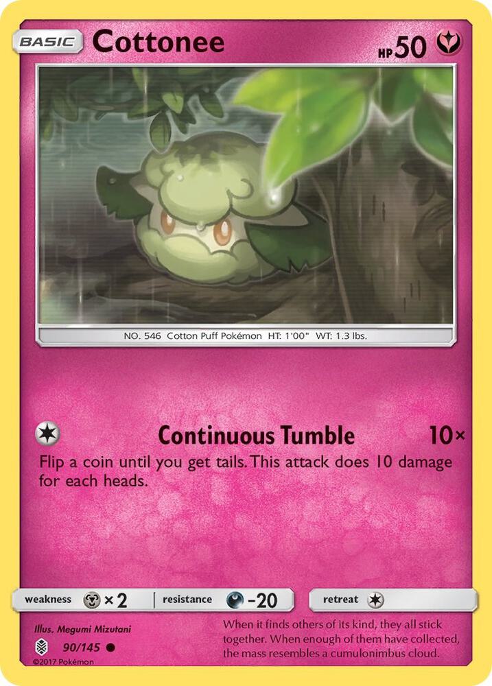 Cottonee 90/145 card from SM - Guardians Rising