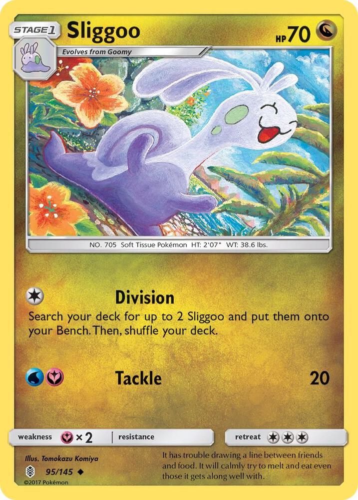 Sliggoo 95/145 card from SM - Guardians Rising