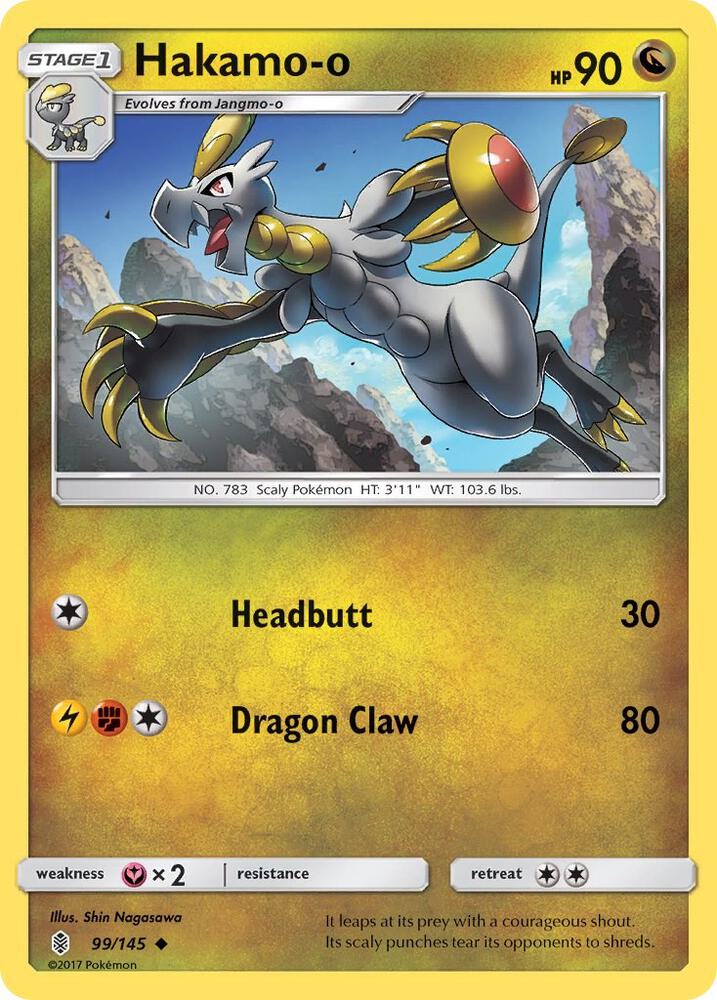 Hakamo-o 99/145 card from SM - Guardians Rising