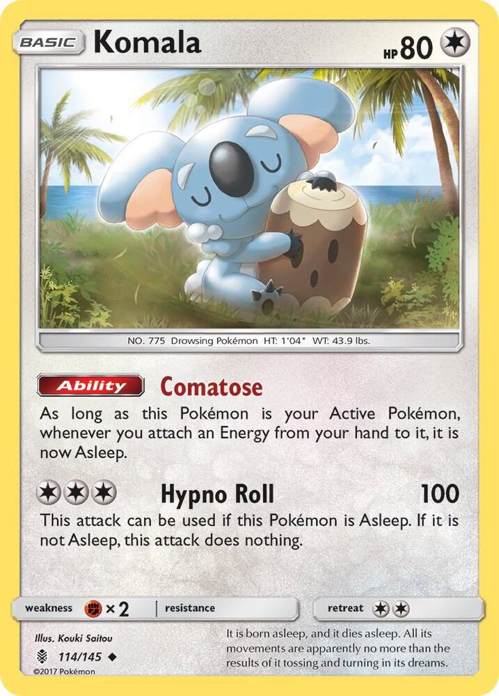 Komala 114/145 card from SM - Guardians Rising