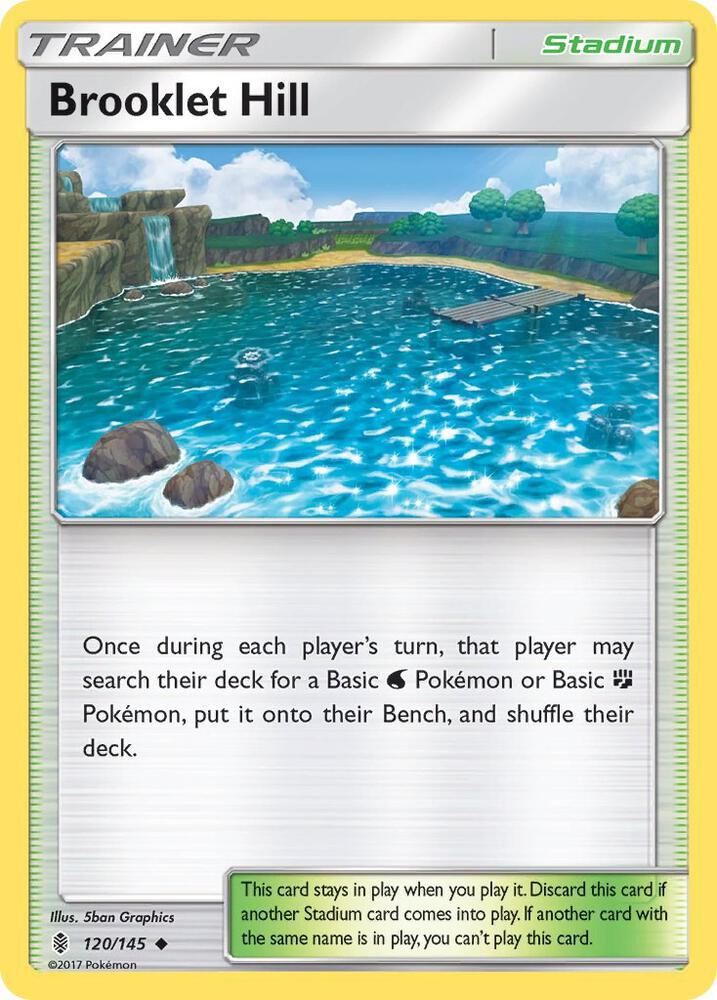 Brooklet Hill 120/145 card from SM - Guardians Rising