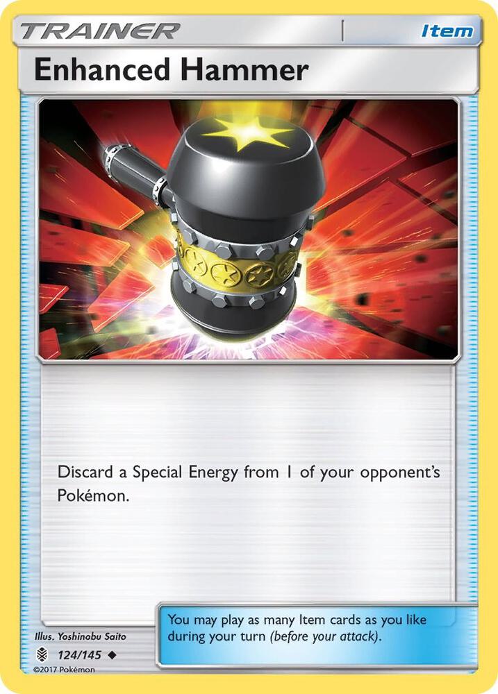 Enhanced Hammer 124/145 card from SM - Guardians Rising