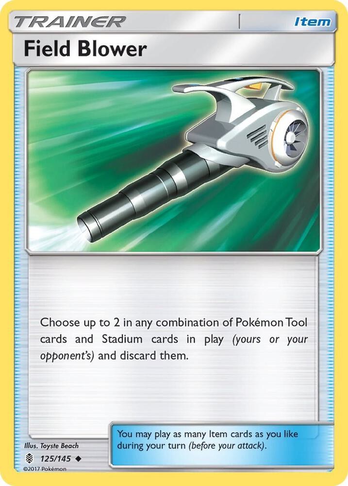 Field Blower 125/145 card from SM - Guardians Rising