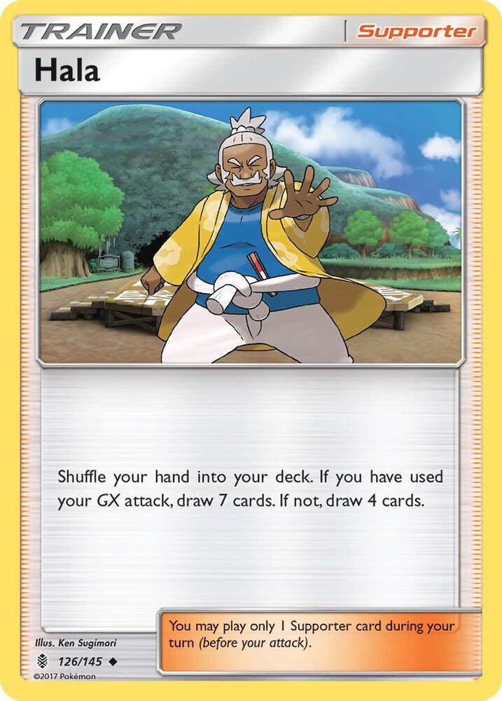 Hala 126/145 card from SM - Guardians Rising