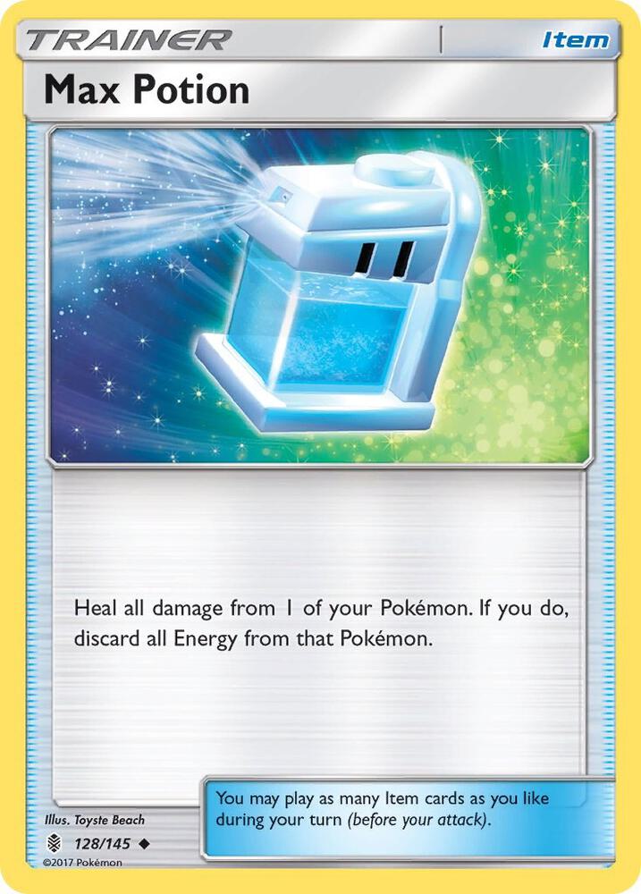 Max Potion 128/145 card from SM - Guardians Rising