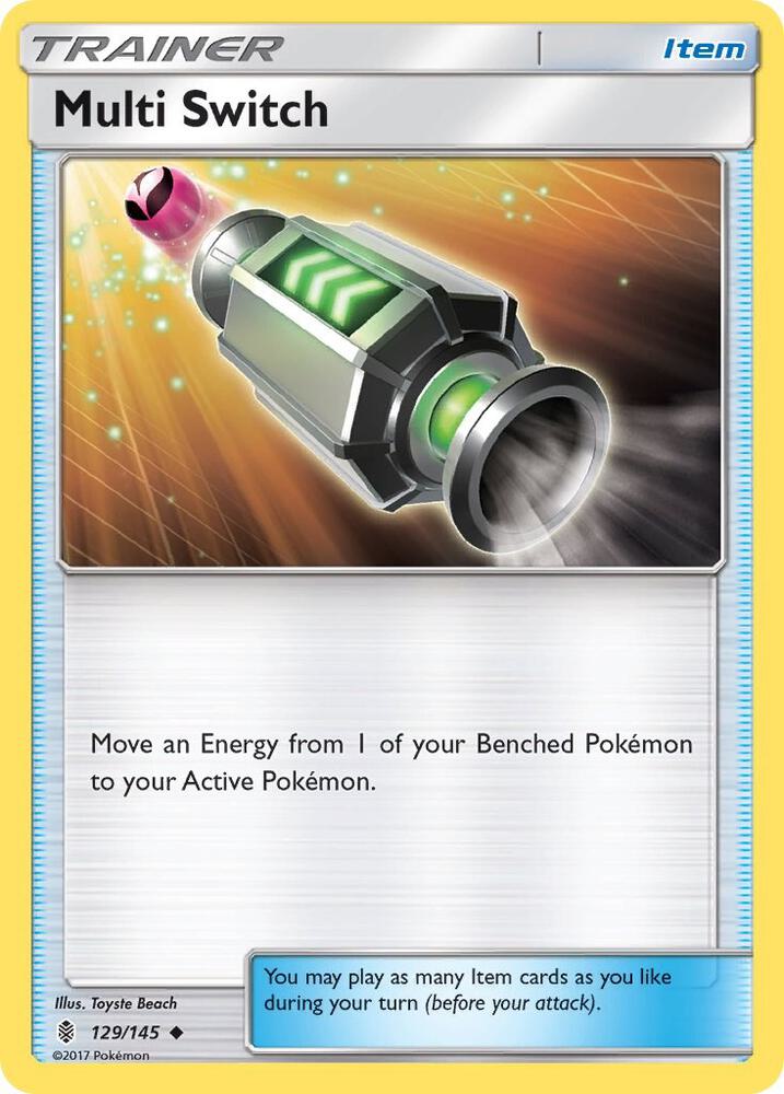 Multi Switch 129/145 card from SM - Guardians Rising