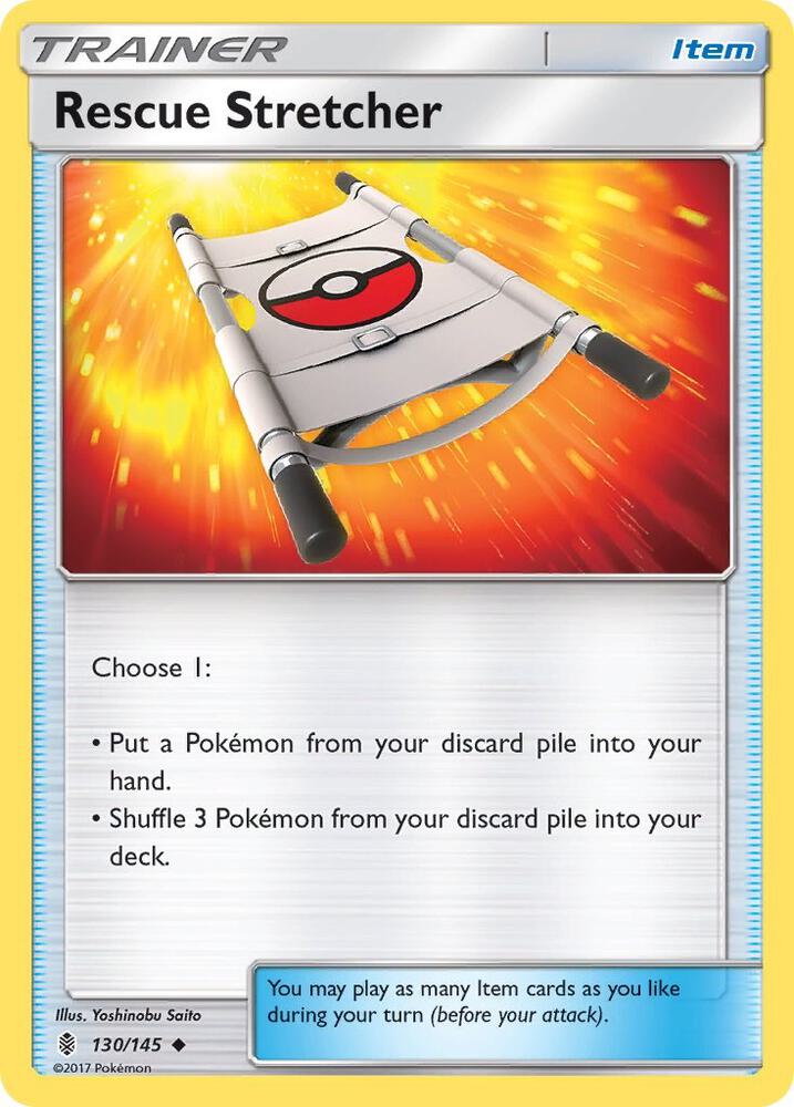 Rescue Stretcher 130/145 card from SM - Guardians Rising