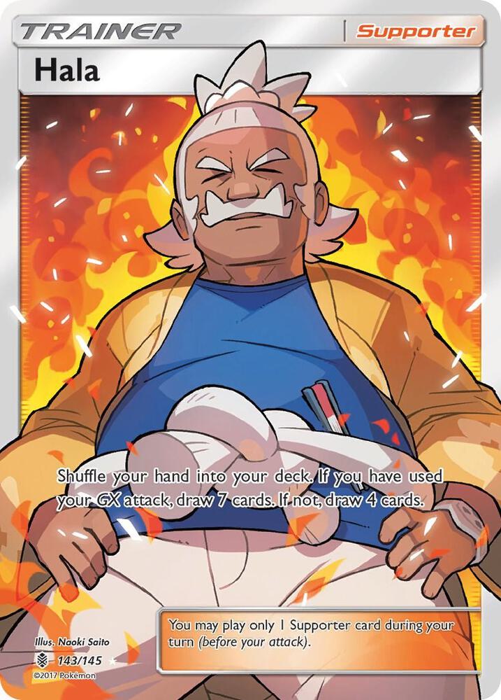 Hala (Full Art) 143/145 card from SM - Guardians Rising