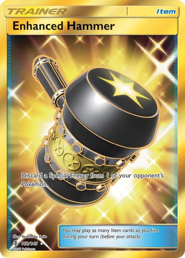 Enhanced Hammer (Secret) 162/145 card from SM - Guardians Rising