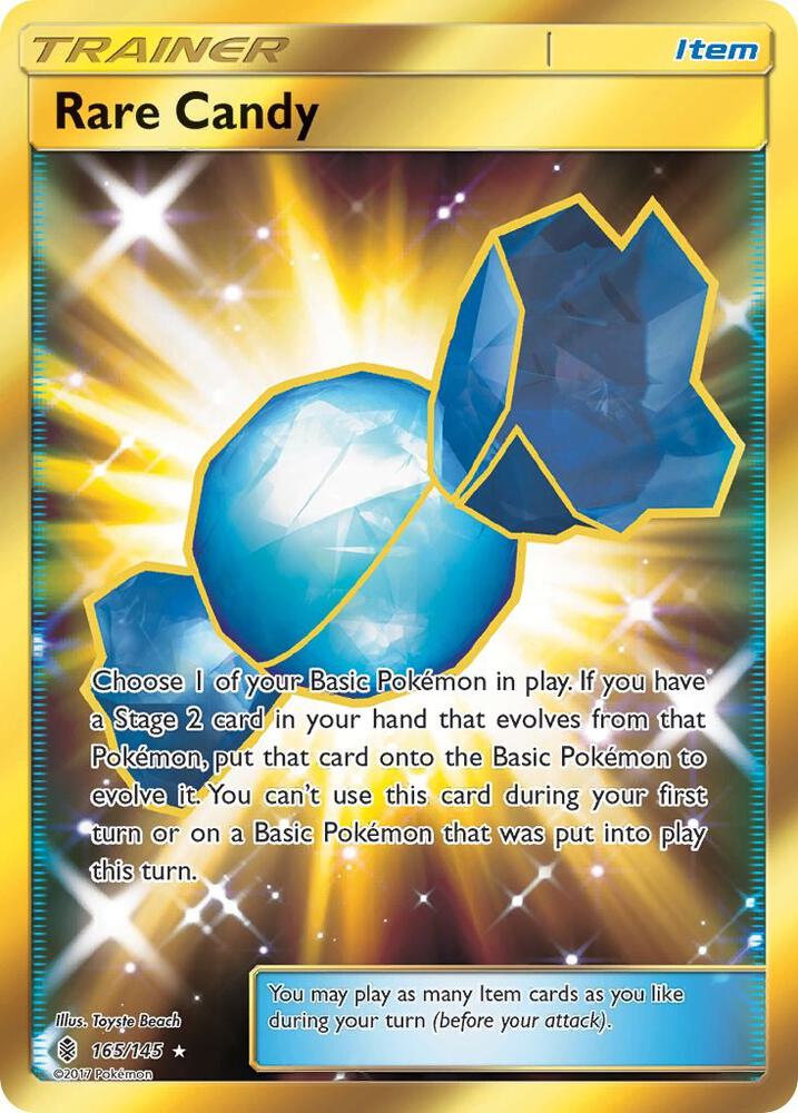 Rare Candy (Secret) 165/145 card from SM - Guardians Rising