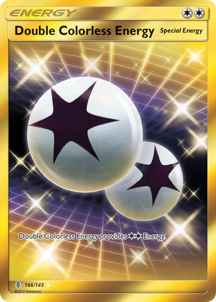 Double Colorless Energy (Secret) 166/145 card from SM - Guardians Rising