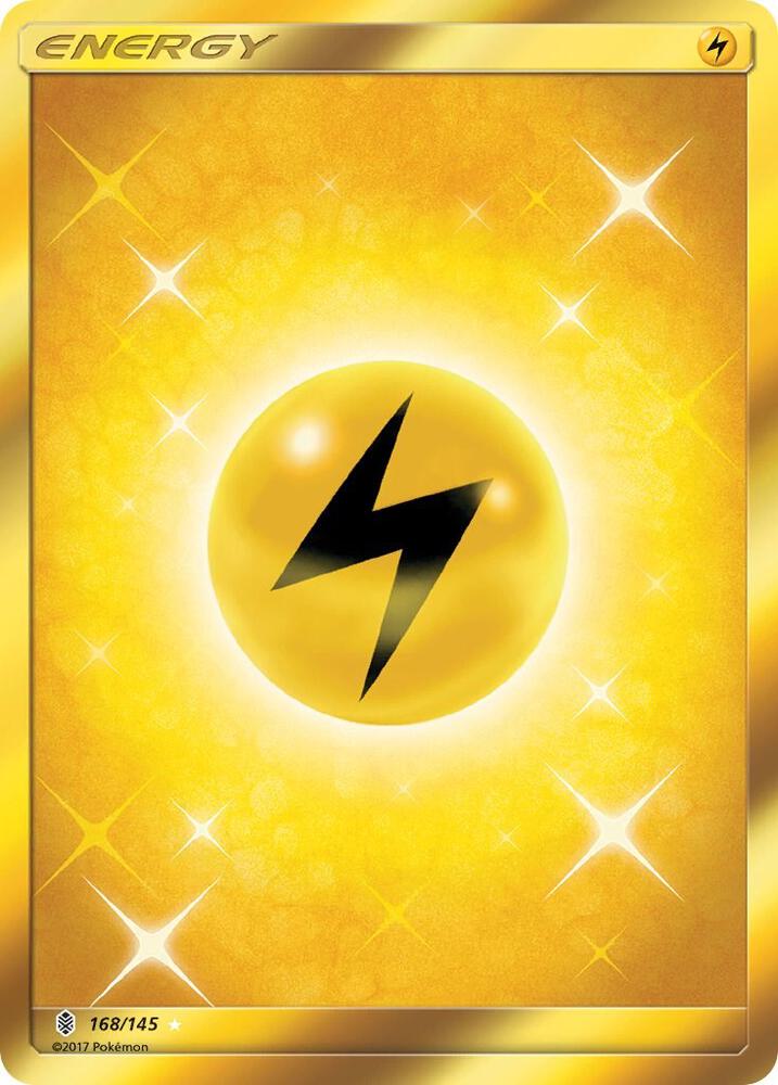 Lightning Energy (Secret) 168/145 card from SM - Guardians Rising