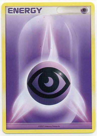 Psychic Energy (2007 Unnumbered D/P Style Non-Holo) card from League & Championship Cards