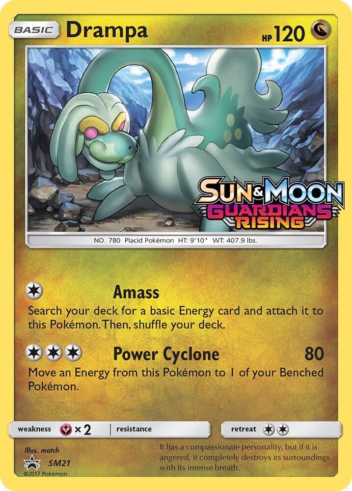 Drampa (Prerelease) SM21 card from SM Promos