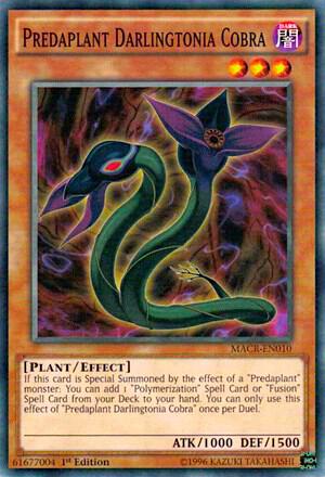 Predaplant Darlingtonia Cobra MACR-EN010 card from Maximum Crisis